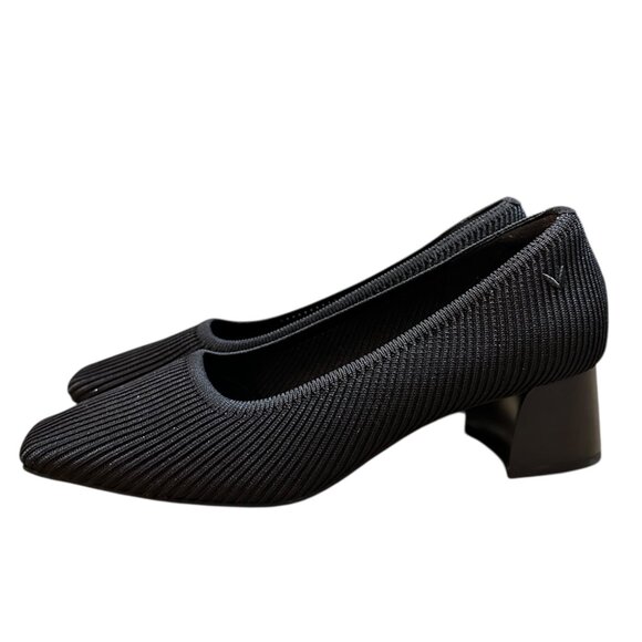 Vivaia Square-Toe Chunky Heels (Melody Pro) in Black Block Heel - Picture 9 of 9